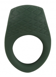 Зеленое эрекционное виброкольцо Luxurious Vibro Cock Ring - Orion - в Балашихе купить с доставкой