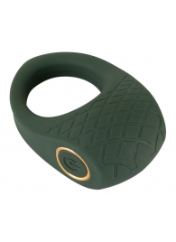Зеленое эрекционное виброкольцо Luxurious Vibro Cock Ring - Orion - в Балашихе купить с доставкой