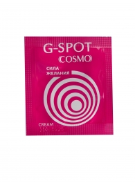 Стимулирующий интимный крем для женщин Cosmo G-spot - 2 гр. - Биоритм - купить с доставкой в Балашихе