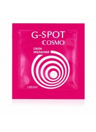 Стимулирующий интимный крем для женщин Cosmo G-spot - 2 гр. - Биоритм - купить с доставкой в Балашихе