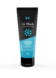 Лубрикант на водной основе Ice Black с ледяным эффектом - 50 мл. - INTT - купить с доставкой в Балашихе
