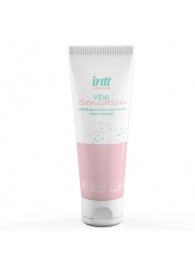 Лубрикант на водной основе Vibe Sensation с клубничным вкусом и легким вибрирующим эффектом - 50 гр. - INTT - купить с доставкой в Балашихе