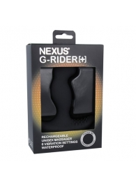 Черный вибромассажер простаты Nexus G-Rider+ - 12,6 см. - Nexus Range - в Балашихе купить с доставкой