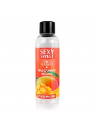 Массажное масло Sexy Sweet Juicy Mango с феромонами и ароматом манго - 75 мл. - Биоритм - купить с доставкой в Балашихе