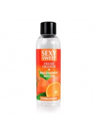 Массажное масло Sexy Sweet Fresh Orange с ароматом апельсина и феромонами - 75 мл. - Биоритм - купить с доставкой в Балашихе