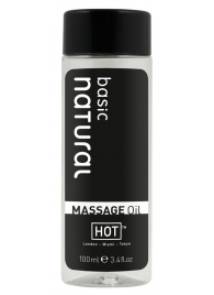Массажное масло для тела Natural Basic - 100 мл. - HOT - купить с доставкой в Балашихе