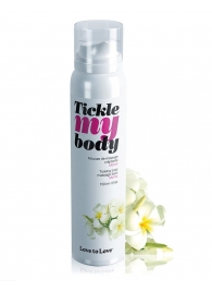 Массажная хрустящая пенка Tickle My Body Monoi с ароматом моной - 150 мл. - Love to Love - купить с доставкой в Балашихе