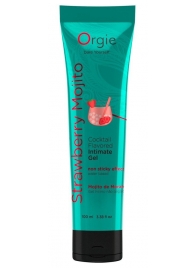 Съедобный интимный гель Orgie Lube Tube Cocktail Strawberry Mojito - 100 мл. - ORGIE - купить с доставкой в Балашихе