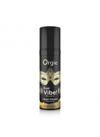Съедобный гель Dual Vibe Pina Colada с эффектом вибрации и вкусом коктейля пина колада - 15 мл. - ORGIE - купить с доставкой в Балашихе