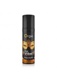 Съедобный гель Dual Vibe Sex On The Beach с эффектом вибрации и вкусом коктейля «секс на пляже» - 15 мл. - ORGIE - купить с доставкой в Балашихе