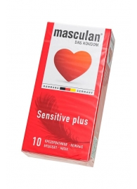 Презервативы Masculan Sensitive plus - 10 шт. - Masculan - купить с доставкой в Балашихе