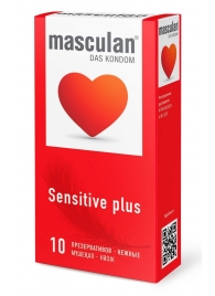 Презервативы Masculan Sensitive plus - 10 шт. - Masculan - купить с доставкой в Балашихе