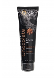 Интимный гель на водной основе Lube Tube Chocolate с шоколадным вкусом - 100 мл. - ORGIE - купить с доставкой в Балашихе