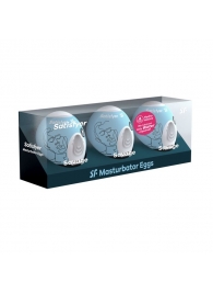 Набор из 3 мастурбаторов-яиц Satisfyer Savage - Satisfyer - в Балашихе купить с доставкой