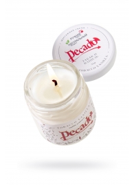 Массажная свеча Tobacco Vanilla - 35 мл. - Pecado - купить с доставкой в Балашихе