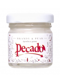 Массажная свеча Brandy   Pear - 35 мл. - Pecado - купить с доставкой в Балашихе