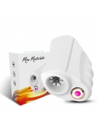 Белый вибромастурбатор Mini Masturbator - Silicone Toys - в Балашихе купить с доставкой
