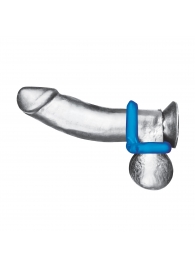 Комплект из 2 эрекционных колец-восьмерок 2-Pack Duo Cock And Ball Stamina Enhancement Ring - BlueLine - в Балашихе купить с доставкой