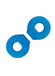 Комплект из двух колец для пениса 2-Pack Ultra-Stretch Stamina Endurance Ring - BlueLine - в Балашихе купить с доставкой