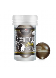 Анальный лубрикант на масляной основе Hot Ball Plus Conforto (2 шарика по 3 гр.) - HotFlowers - купить с доставкой в Балашихе