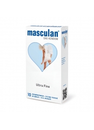 Ультратонкие презервативы Masculan Ultra Fine с обильной смазкой - 10 шт. - Masculan - купить с доставкой в Балашихе
