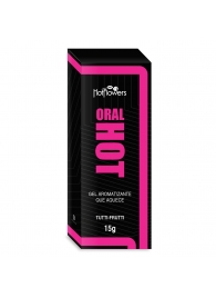 Гель для оральных ласк Oral Hot с согревающим эффектом - 15 гр. - HotFlowers - купить с доставкой в Балашихе