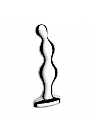 Стальной анальный фаллоимитатор для простаты Stainless Steel Anal Beads - 13 см. - b-Vibe - в Балашихе купить с доставкой