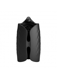 Черный мастурбатор с вибростимуляцией головки Black Glans Trainer - Baile - в Балашихе купить с доставкой