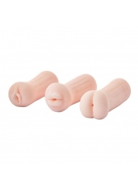 Набор из 3 мастурбаторов The Girl Next Door Tina - Dream Toys - в Балашихе купить с доставкой
