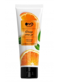 Лубрикант на водной основе OYO Aroma Gel Orange с ароматом апельсина - 75 мл. - OYO - купить с доставкой в Балашихе