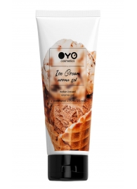 Лубрикант на водной основе OYO Aroma Gel Ice Cream с ароматом пломбира - 75 мл. - OYO - купить с доставкой в Балашихе