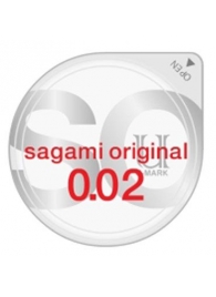 Ультратонкий презерватив Sagami Original - 1 шт. - Sagami - купить с доставкой в Балашихе