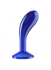 Синяя анальная втулка Flawless Clear Prostate Plug 6.0 - 15 см. - Lovetoy - в Балашихе купить с доставкой