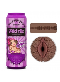 Коричневый мастурбатор-вагина Pleasure Brew Masturbator-Wild Ale в банке - Lovetoy - в Балашихе купить с доставкой