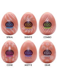 Набор из 6 мастурбаторов-яиц Tenga Egg Variety Pack V - Tenga - в Балашихе купить с доставкой