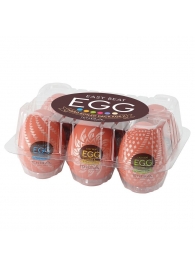 Набор из 6 мастурбаторов-яиц Tenga Egg Variety Pack V - Tenga - в Балашихе купить с доставкой