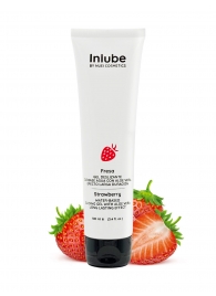Лубрикант на водной основе Nuei Inlube с алоэ вера и ароматом клубники - 100 мл. - Nuei cosmetics - купить с доставкой в Балашихе