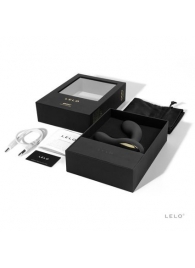 Чёрный перезаряжаемый стимулятор простаты Bruno Black - Lelo - в Балашихе купить с доставкой