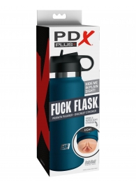 Мастурбатор-вагина в синей колбе F*ck Flask - Pipedream - в Балашихе купить с доставкой