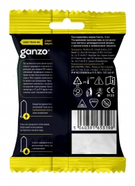 Ультратонкие презервативы Ganzo Ultra thin в мягкой упаковке - 3 шт. - Ganzo - купить с доставкой в Балашихе