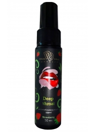 Спрей для горла Deep Throat с десенсибилизирующим эффектом и вкусом клубники - 50 мл. - БиоМед - купить с доставкой в Балашихе