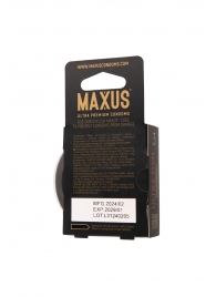Ультратонкие презервативы MAXUS AIR Ultra Thin - 3 шт. - Maxus - купить с доставкой в Балашихе