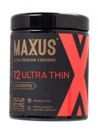 Ультратонкие презервативы MAXUS Ultra Thin - 12 шт. - Maxus - купить с доставкой в Балашихе