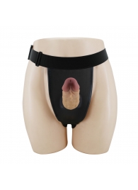 Полый страпон на регулируемых трусиках Houston - 17,5 см. - Baile - купить с доставкой в Балашихе