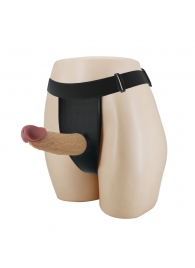 Полый страпон на регулируемых трусиках Houston - 17,5 см. - Baile - купить с доставкой в Балашихе