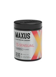 Анатомические презервативы MAXUS Sensual - 15 шт. - Maxus - купить с доставкой в Балашихе