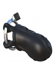 Черный замок верности Extreme Silicone Cock Blocker - Pipedream - купить с доставкой в Балашихе