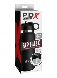Черный мастурбатор в виде бутылки Fap Flask - Pipedream - в Балашихе купить с доставкой