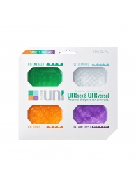Набор из 4 мастурбаторов-стимуляторов Tenga Uni Variety Pack - Tenga - в Балашихе купить с доставкой