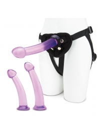 Тренировочный набор с тремя насадками Pegging Training Set - Lux Fetish - купить с доставкой в Балашихе